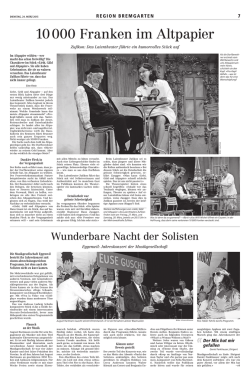 E-Paper Bremgarter Bezirks-Anzeiger vom 24.03.2015