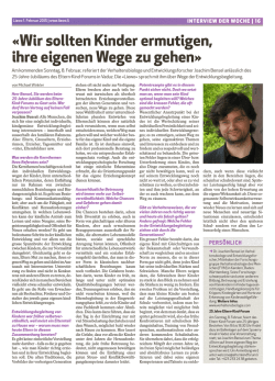 Interview aufrufen - Forschungsgruppe Verhaltensbiologie des