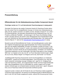 Effizienzfenster f&uuml;r die Geb&auml;udesanierung erhalten