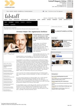 Falstaff Online, 03/2015