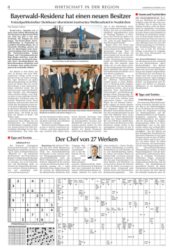 Bayerwald-Residenz hat einen neuen Besitzer