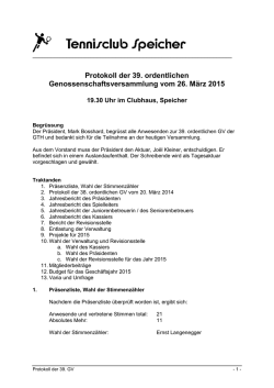 GV Protokoll 2015