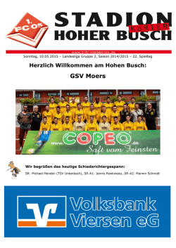 GSV Moers - 1. FC Viersen 05 eV