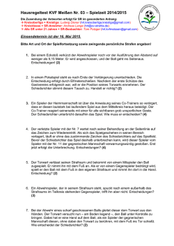 Hausregeltest Nr. 3 - KVF