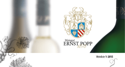 der Liste - Weingut Ernst Popp