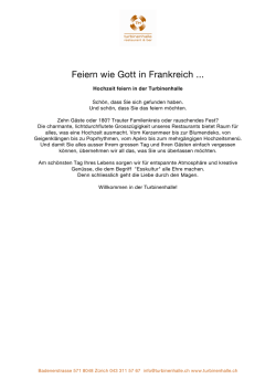 Hochzeitsmen&uuml;s
