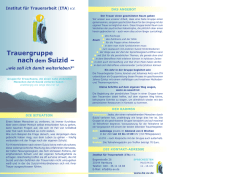 Informationen als Flyer  - Institut f&uuml;r Trauerarbeit (ITA)