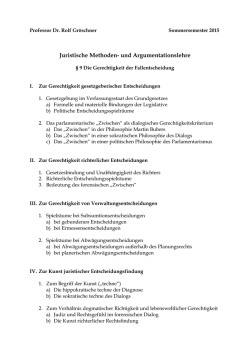 Juristische Methoden- und Argumentationslehre