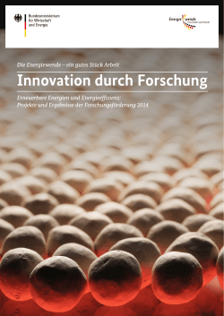 Innovation durch Forschung (PDF-Download)