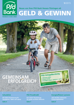 Geld & Gewinn, PDF Ausgabe - PSD Bank Hessen