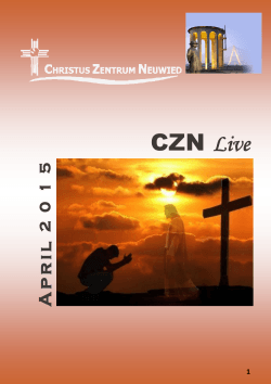 CZN-Live vom 01.04.2015 - Christus Zentrum Neuwied