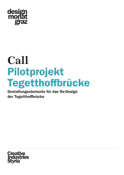 Call Pilotprojekt Tegetthoffbrücke