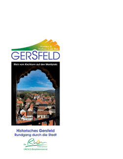 Historisches Gersfeld Rundgang durch die Stadt