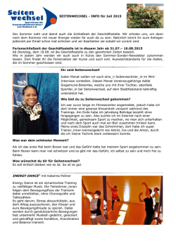 Info - Seitenwechsel - Frauen/Lesben Sportverein Berlin e.V.