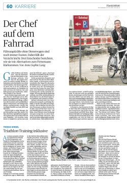 DerChef aufdem Fahrrad