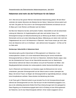 Internationaler Hebammentag 2015
