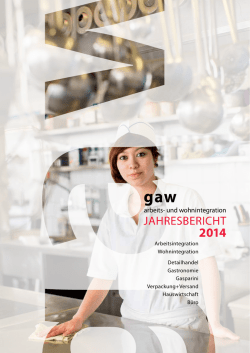 Jahresbericht 2014