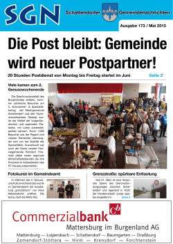 Die Post bleibt: Gemeinde wird neuer Postpartner!
