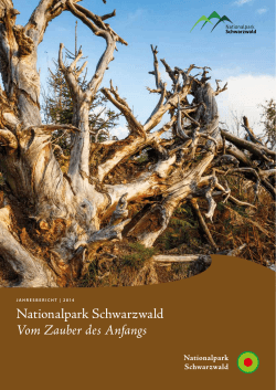 Jahresbericht 2014  - Nationalpark Schwarzwald
