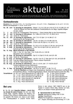 Druckausgabe  - Kalvarienbergkirche