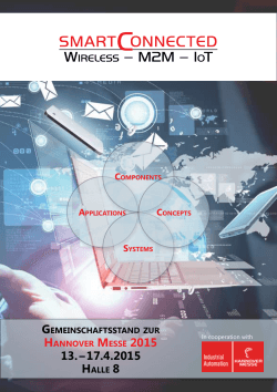Flyer - SmartConnected - Gemeinschaftsstand Hannover