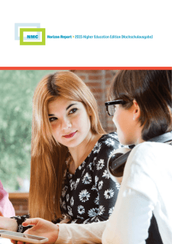 Horizon Report > 2015 Higher Education Edition