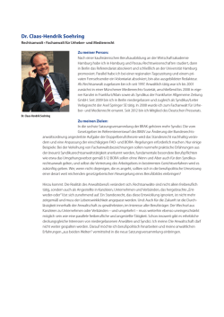 RA Dr. Claas-Hendrik Soehring | PDF