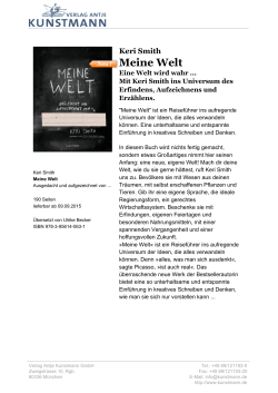 Meine Welt - Verlag Antje Kunstmann GmbH