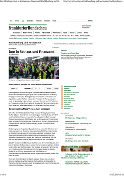 Bericht der Frankfurter Rundschau - Deutsche Steuer