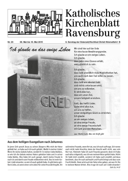 Ich glaube an das ewige Leben - kath