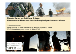 Globaler Kampf um Erd&ouml;l und Erdgas: Warum wir die H&auml;user