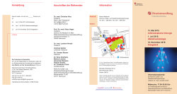 Information Anmeldung Anschriften der Referenten
