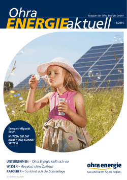 Infos - Ohra Energie GmbH