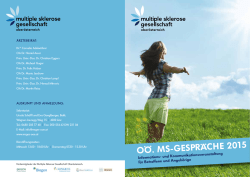 O&Ouml;. MS-GeSpr&auml;che 2015 - Ober&ouml;sterreichische Multiple
