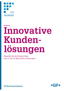 Innovative Kunden- lösungen