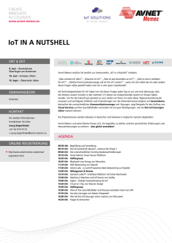 IoT IN A NUTSHELL