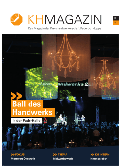 Ball des Handwerks - Kreishandwerkerschaft Paderborn