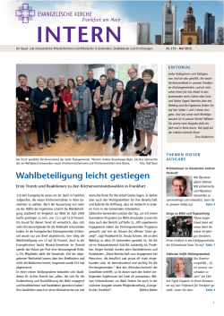 Ausgabe Nr. 173 - Mai 2015 - Evangelische Kirche Frankfurt am Main