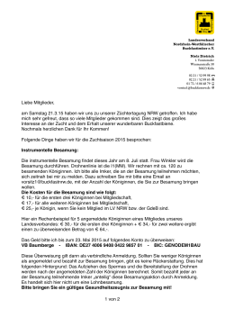 Einladung 2015 - Landesverband Nordrhein