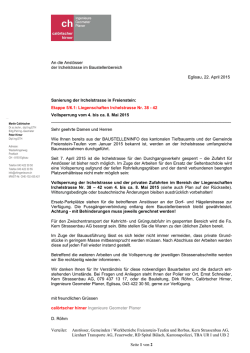 Irchelstrasse 38 - 42  - Gemeinde Freienstein