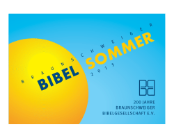 bibelsommer - EEB Niedersachsen