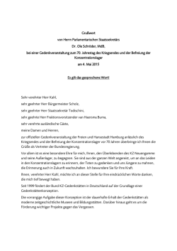 Dr. Ole Schr&ouml;der - KZ-Gedenkst&auml;tte Neuengamme