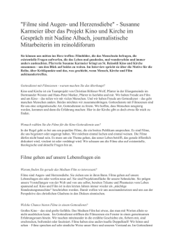 Interview - Sankt Reinoldi