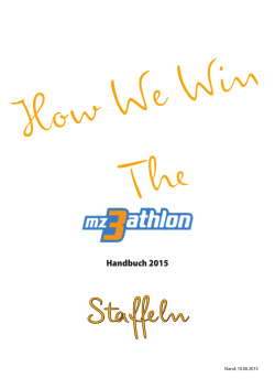 Handbuch STAFFELN