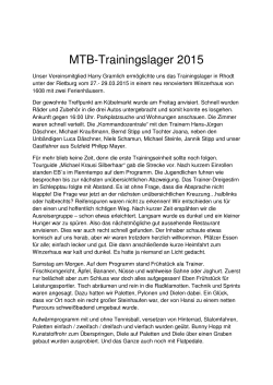 Bericht - MTB Freunde Heidelsheim