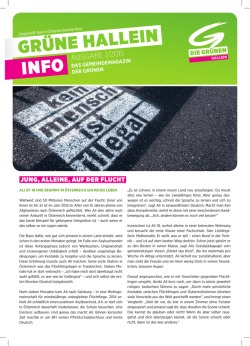 Gr&uuml;ne Zeitung Hallein April 2015