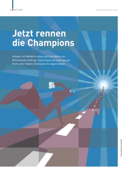 Jetzt rennen die Champions