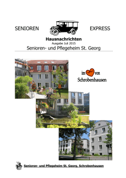 Seniorenexpress - und Pflegeheim St. Georg