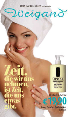 die wir uns nehmen, ist Zeit, die uns etwas gibt.