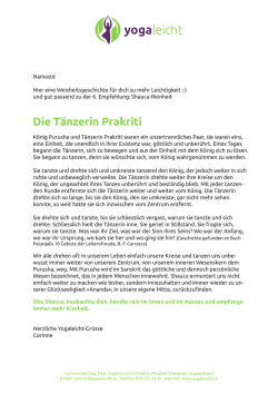 Die T&auml;nzerin Prakriti